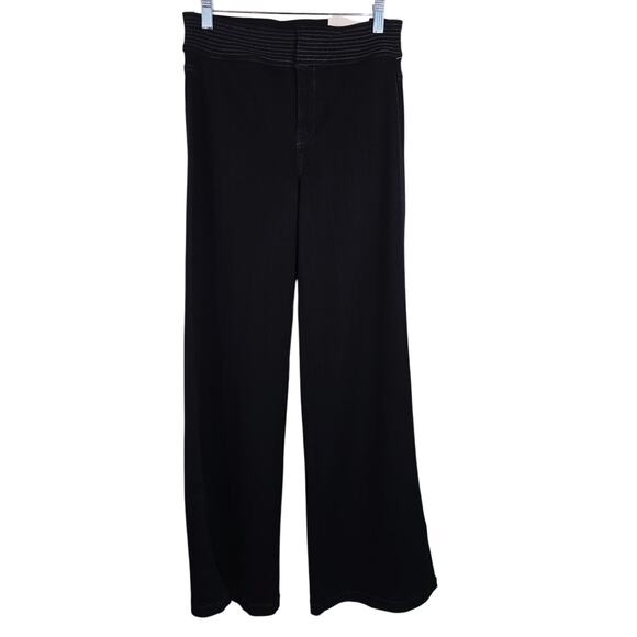 NYDJ Black Flare Lift Tuck Technology Water Consious Denim Women's Jeans 2 NWT - Picture 1 of 7